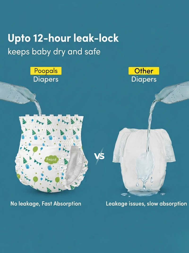 Poopals Premium Baby Diapers (S)
