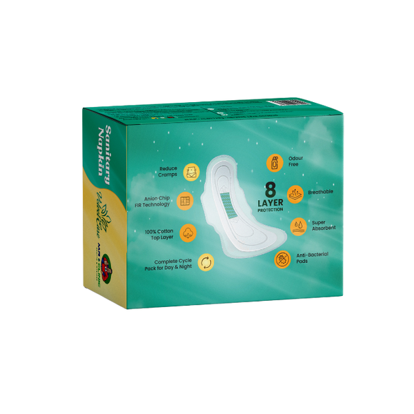 VelvetEase XL Ultra Thin Sanitary Napkins 6 Pads