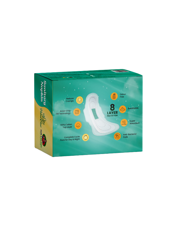 VelvetEase XL Ultra Thin Sanitary Napkins 6 Pads