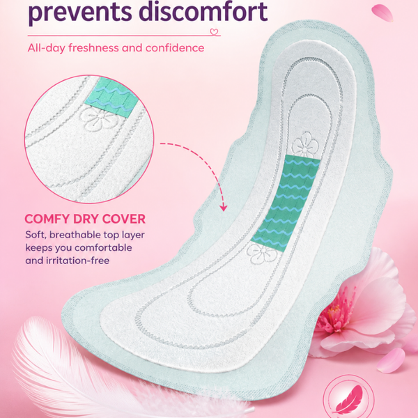 VelvetEase XL Ultra Thin Sanitary Napkins 6 Pads