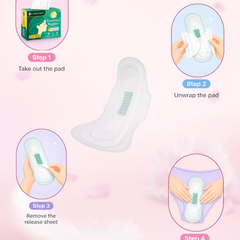 VelvetEase XL Ultra Thin Sanitary Napkins 6 Pads