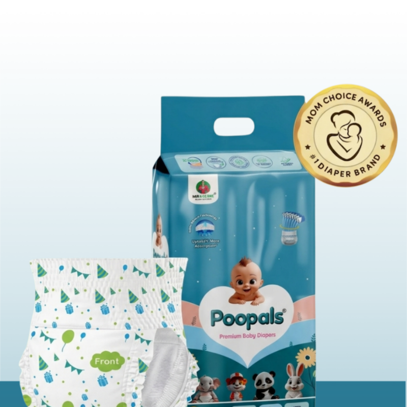 Poopals Premium Baby Diapers (XL)