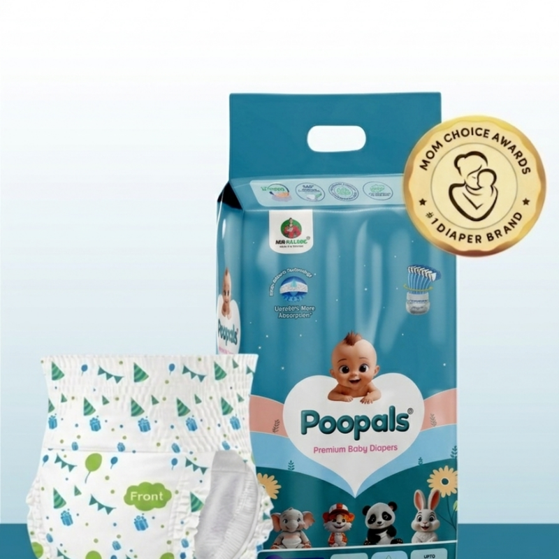 Poopals Premium Baby Diapers (XL)