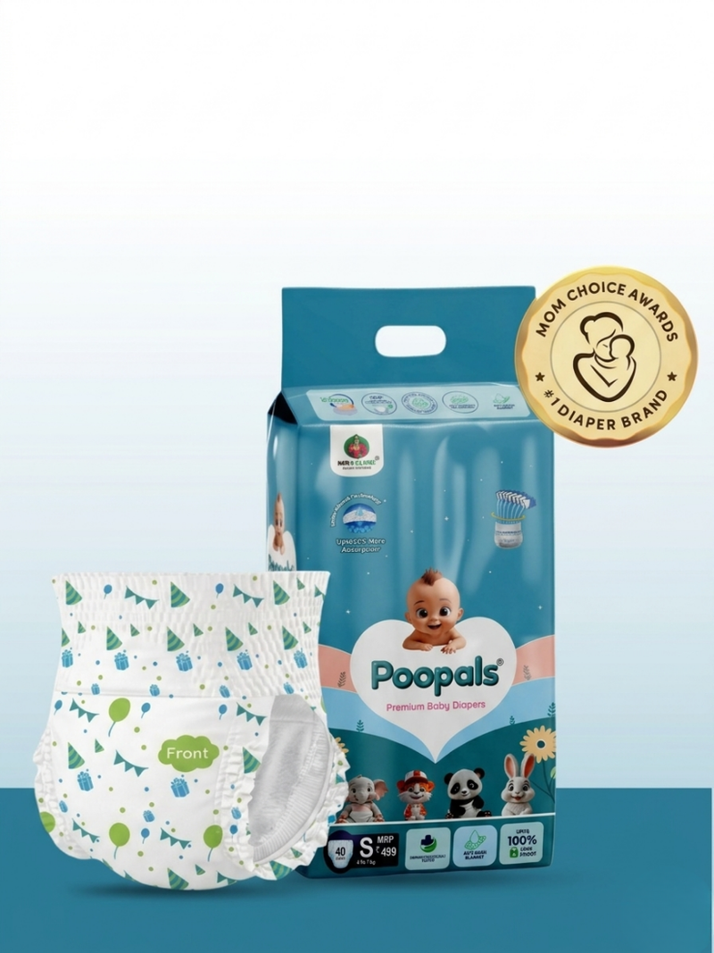 Poopals Premium Baby Diapers (S)