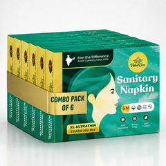 VelvetEase XL Ultra Thin Sanitary Napkins 6 Pads