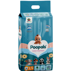 Poopals Premium Baby Diapers (XL)