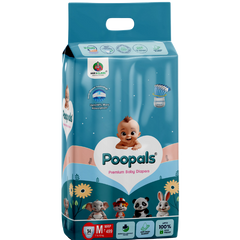 Poopals Premium Baby Diapers (S)