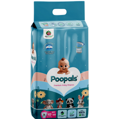 Poopals Premium Baby Diapers (NB)