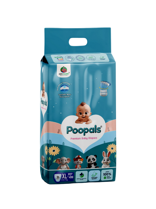 Poopals Premium Baby Diapers (L)